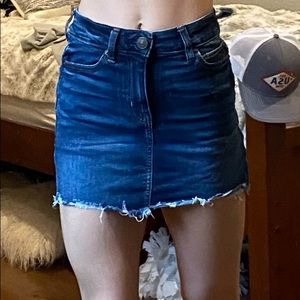 american eagle jean skirt